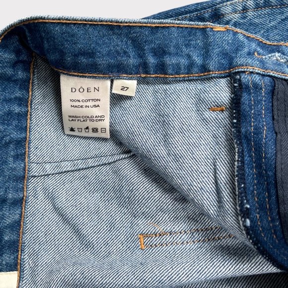 NWOT Doen Authentic Vintage Melody High Rise Flare Denim Jeans Women's Size 27 - Picture 16 of 16